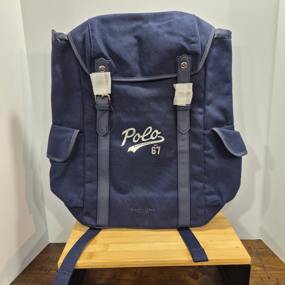NWT Polo Ralph Lauren Fragrances Polo 67 Backpack Preppy Travel Vacation